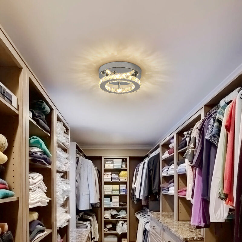 Plafoniera LED Bagno Cucina Camera da letto lampada a soffitto LED  Soggiorno Sala da pranzo Studio Balcone Corridoio Moderno Rotonda  Plafoniere LED impermeabile Bianco naturale 4000K 1500lm 18W LUSUNT :  : Illuminazione