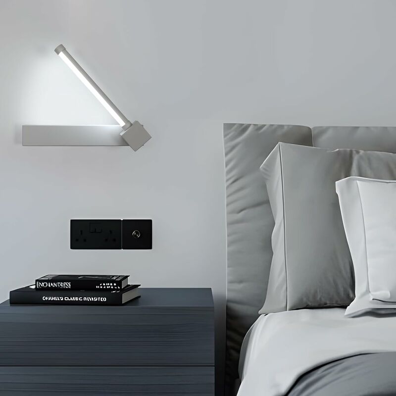 Lampada a sospensione moderna da comodino per camera da letto con faretto  girevole per illuminazione da lettura sul comodino con illuminazione a