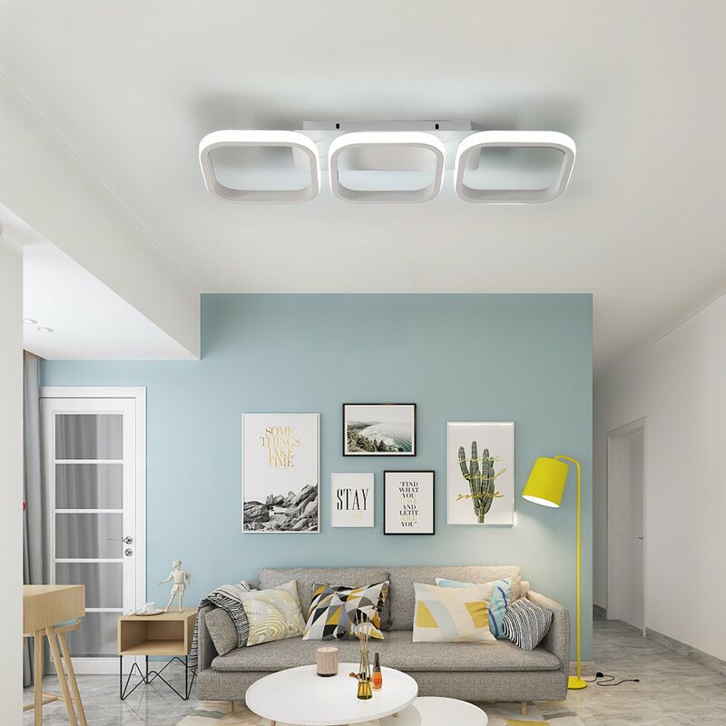 Oro/nero corpo LED illuminazione a soffitto lampada decorativa soggiorno  camera da letto casa moderna - AliExpress