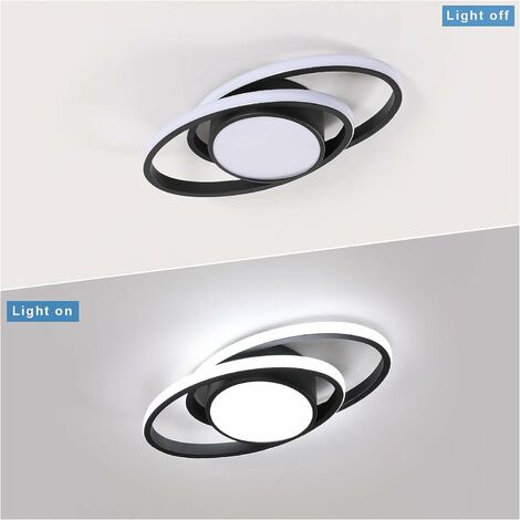 Luce a soffitto a LED rotondo, illuminazione per camera da letto, 38,5*17*6  cm, 42W 4000lm, bianco, luce calda