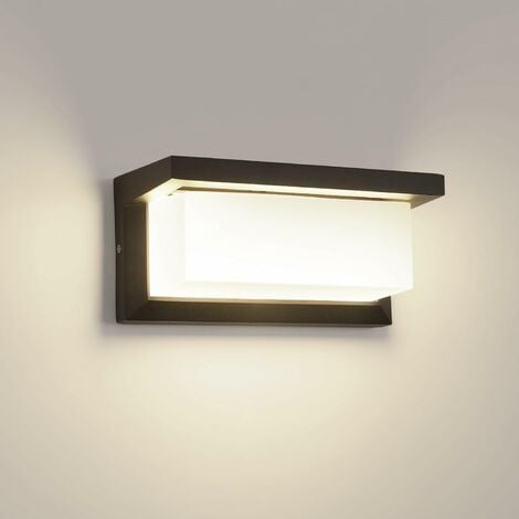 Maka Applique da Esterno Interno Led da Parete 30W Lampade da Muro  Plafoniera Moderna Luci Down 3000 Lumen Ip65 Impermeabile 6500K Bianca