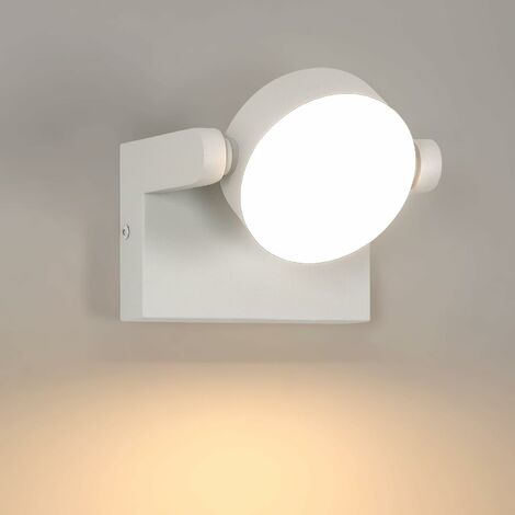 Lampada da Parete Interno Esterno 16W LED, Applique da Parete Bianca  Moderno in Alluminio, Up Down Faretto da Parete Impermeabile IP65,  decorativa per