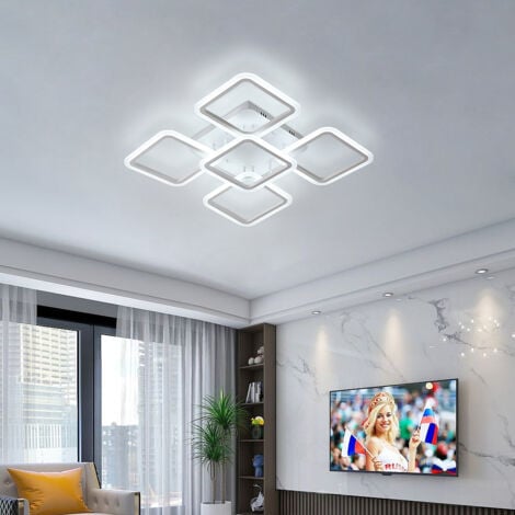 Acquista Moderna lampada da soffitto a LED per soggiorno, camera da letto,  sala da pranzo, cucina, casa, ristorante, lampadario quadrato, apparecchi  di illuminazione