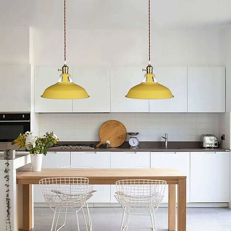 Lampada a sospensione colorata industriale retrò per cucina ristorante  soggiorno camera da letto lampada a sospensione