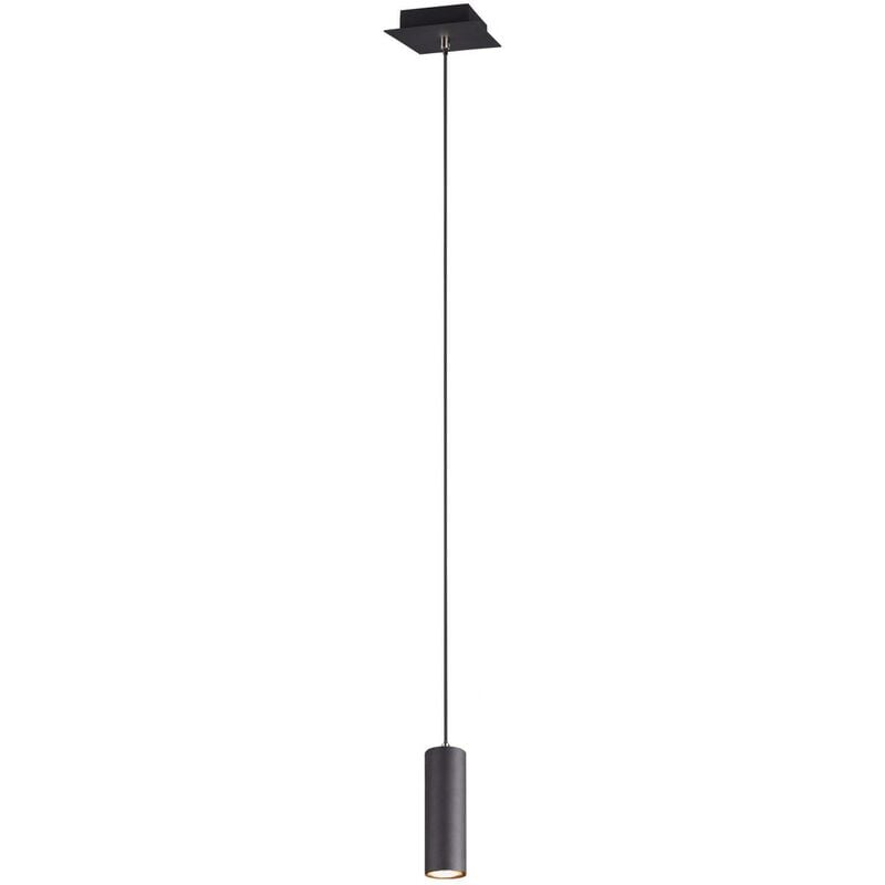 Trio Lighting Marley colgante 35 w negro mate 150×12 cm. y dormitorio. estilo moderno. de metal.