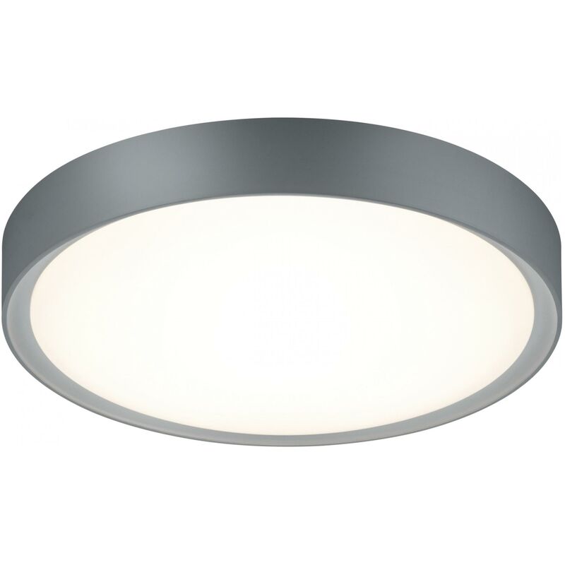 Trio Lighting De techo 18 w plateado interior clarimo 18w 3000k luz ø 33 cm. led integrado cocina y dormitorio. estilo moderno.