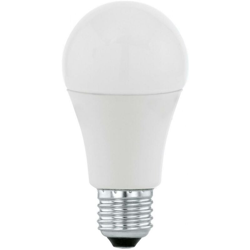 Bombilla LED Eglo LM LED E27 12W E27 LED A60 4000K Luz neutra. Forma Ovalada Ø 6 cm. Plástico. Color opal