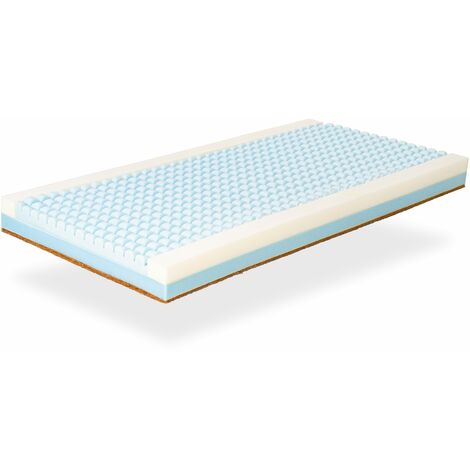 Materasso per bambini 60x120 EKO BUNNY Altezza 11 CM - Nucleo in schiuma con canali di ventilazione e fibra di cocco.
