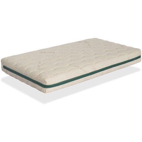 Materasso Lettino Bambino 70X140 ORGANIC AQUA BREATHAIR - 11 CM - nucleo 100% lavabile, traspirante, ecologico e riciclabile.
