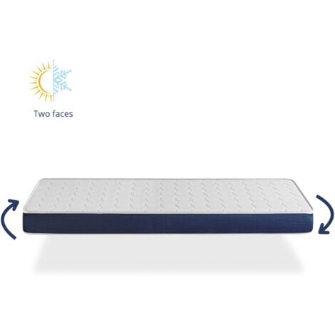 Materasso Lettino Bambino 57x117 MILU - ALTO 11 CM - Nucleo traforato e traspirante