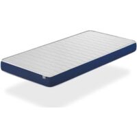 Materasso Singolo 100X200, ERGO CONFORT, Alto 14 CM Schiuma, Reversibile e Adattabile