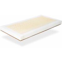 Materasso in lattice 60X120 Altezza 11 cm, 100% Lattice e cocco. Dalla copertina. Tessuto 100% organza