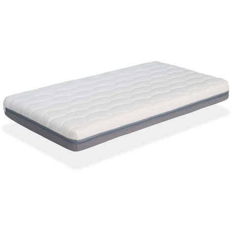 Babymatratze 60X120 KALA - Höhe 11CM - Kindermatratze - abnehmbarer - Doppelseitiger viskoelastischer Schaum und perforierter Kern - DORMALIT