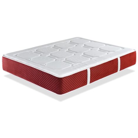 Matratze aus Latex und Taschenfedern 180X200 SPRING PREMIUM, Höhe 30 CM, Naturlatex. 7 Komfortzonen