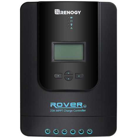 Contrleur de charge solaire MPPT Renogy 20 A 12/24 V, contrleur de charge de panneau solaire avec ¨cran LCD