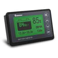Moniteur de Batterie Renogy 500A – Compteur de batterie universel avec shunt pour batteries au plomb, lithium (LiFePO4) et plus (10-120V)
