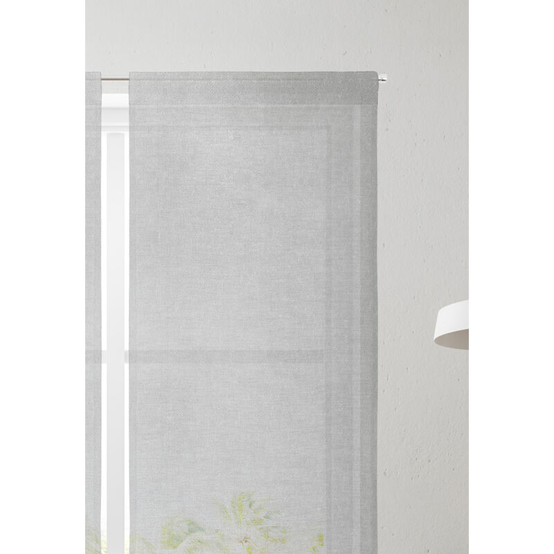 Tende Moderne A Righe Debora - Coppia 80x150cm, Poliestere, Semitrasparenti, Rosso, Per Interni - Foto 7