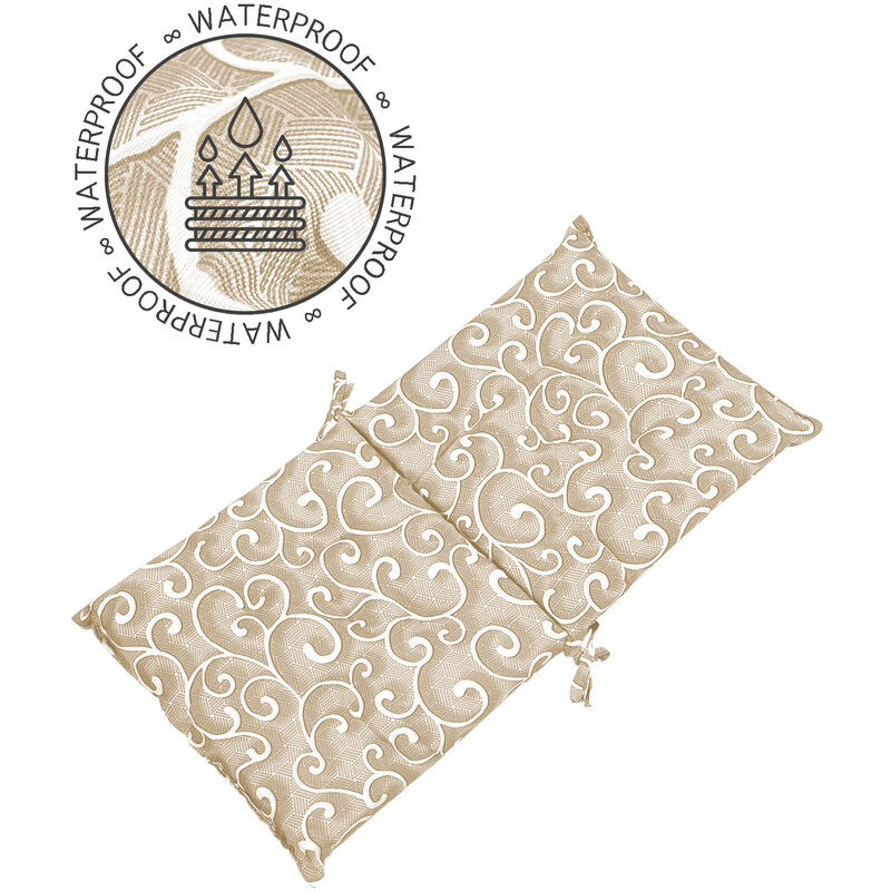 Cuscino Terrazza Comodo Grigio Pcevathiy Cuscino Per Panca Personalizzati, Cuscini Su Isura Con Fondo Cuscino Per Panchina 100x40 Cm