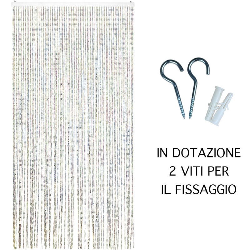 WENKO - Tenda Da Porta In Perline Di Legno, 90 X 200 Cm