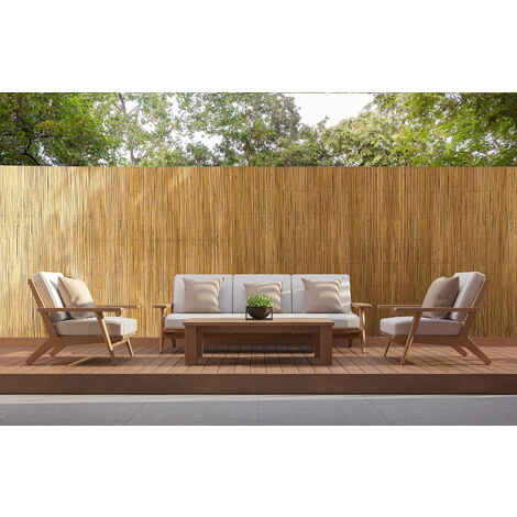 Arella In Bambù Per Recinzioni Frangivento Canne Di Bamboo Naturale Naturale - 2x3 M