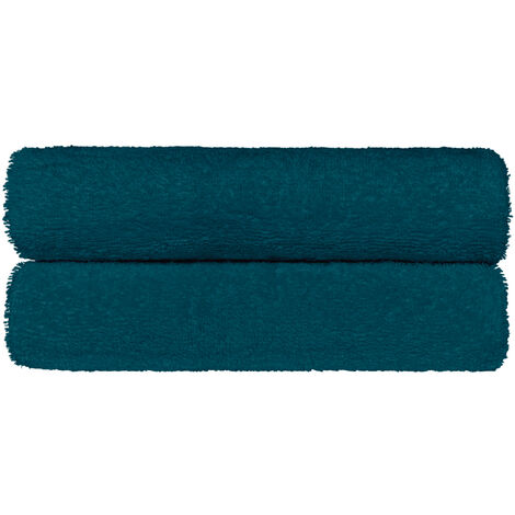 Set Asciugamani Bagno 100% Cotone Super Assorbenti Telo Doccia Spugna Professionali Salvietta Lavetta Viso Asciugamano Salviette Teli Asciugamano Ospite Qualità Hotel Lavette 2 Teli doccia - Ottanio