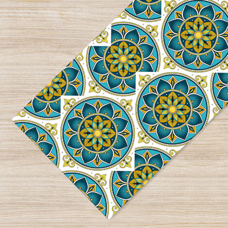 Tappeto passatoia fantasia made in Italy antiscivolo lavabile aderente Portoguese - 50x100 cm (1/5)