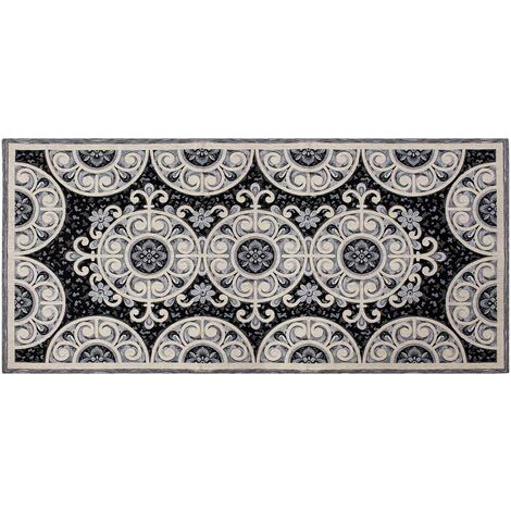 Tappeto Cucina In Ciniglia Arredo Moderno Passatoia Multiuso Ingresso Corridoio Antiscivolo Prodotto Italiano Disegni Piazzati Cotone Varie Misure Lavabile In Lavatrice Lavatrice Andalusia Grigio - 57