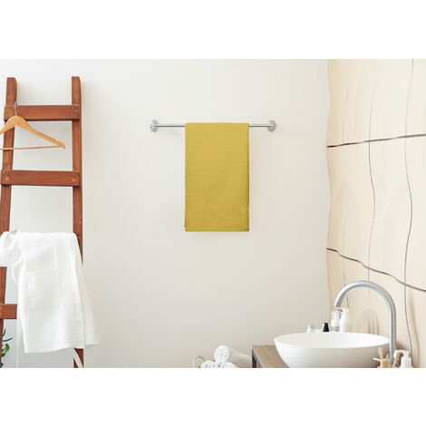 Set 10 Asciugamani In Cotone 350 G/m² Professionali 50x95 Cm – Qualità Hotel, Tinta Unita Grigia, Morbidi E Resistenti, Adatti A B&B E Casa