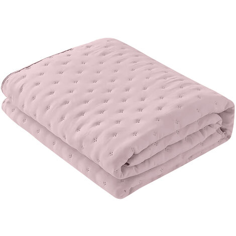 Copriletto Trapuntato Soft Matrimoniale Trapuntino Tinta Unita Due Piazze Coperta Leggera Primavera Estate Trapunta Leggera Sofficissimo Lilla