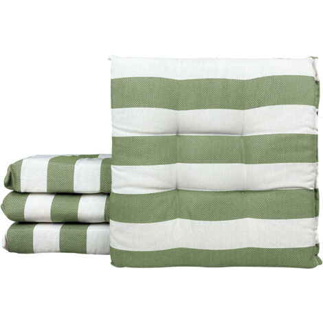 Set 4/6 Cuscini Geometrico Sedia con Lacci Prodotto Italiano 40 x 40 PaoloVerde - 4 Pezzi