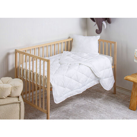 Piumino Per Bambino Lettino 110 x 125 Cm Tutte Le Grammature 100/200/300 Gr 4 Stagioni Estate Inverno Culla Anallergico Traspirante Baby Passeggino Trapunta Coperta Da Culla Copertina Trapuntina Casa