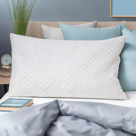 Cuscini Letto KUFIKUF Set 2 Pezzi 40x80 Cm - Regolabili, Rinfrescanti, Ipoallergenici, Lavabili