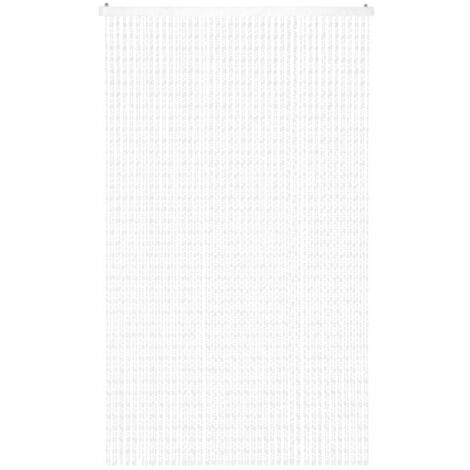 Tenda Antimosche per Porta Finestra A Pannello Con Telaio In PVC, In più Colori, Moschiera con Corde a Perline per Esterno Interno Fili a Caduta Trasparente - 120 x 220 Cm