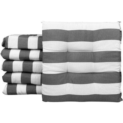 Set 4/6 Cuscini Geometrico Sedia con Lacci Prodotto Italiano 40 x 40 PaoloGrig - 6 Pezzi