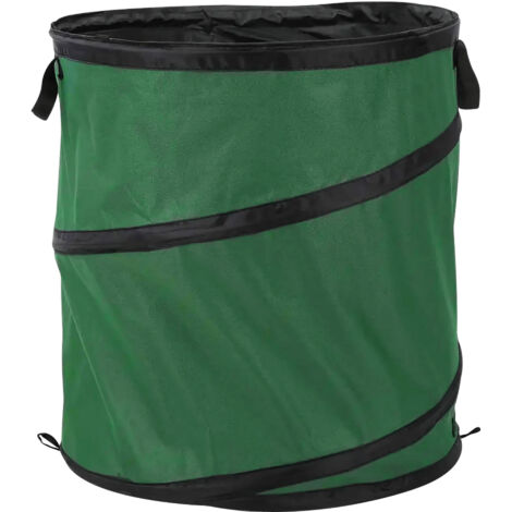 Sacco Giardino Pop-up da 80 Litri, Multiuso,Colore Verde, Autoportante,Stabile, Sacco Per Foglie Rifiuti,Pieghevole,Poliestere Oxford Resistente 1 Pezzo (1/4)