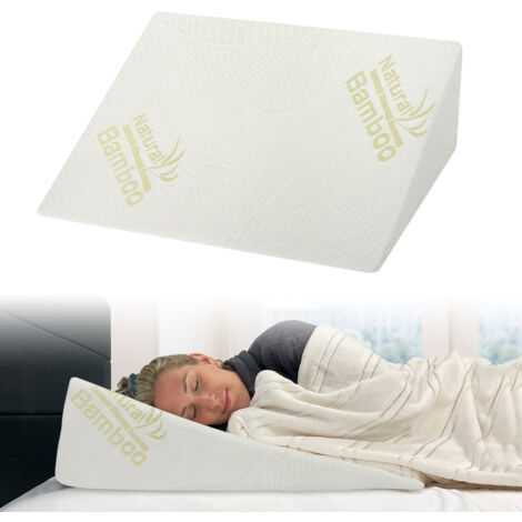 Cuscino Cuneo Da Lettura Ergonomico Letto E Divano Sollevatore Gambe Pesanti Schiena Fodera In Bambù Prodotto Italiano Circolazione Ginocchia Antireflusso Schienale Testata Letto Sfoderabile