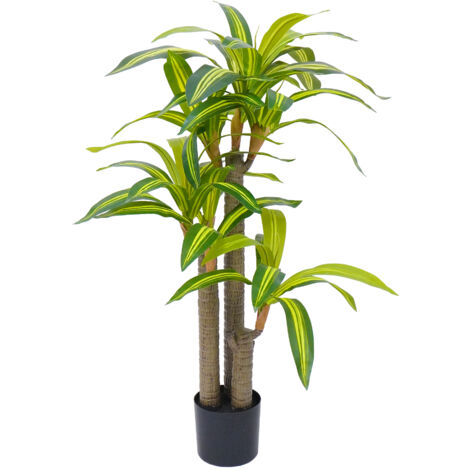 Pianta Finta Da Interno Artificiale Grandi Varie Altezze 100/150/180 Cm Artificiali Vari Modelli Modellabili Decorazioni Casa Ufficio Dracaena - Altezza 150cm