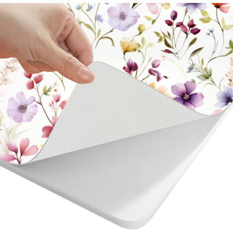 Salvatavolo In Vinile Tutte Le Misure Tovaglia Protettiva Impermeabile Per Tavoli Da Interno Esterno Giardino Terrazzo Cucina Tovaglia Misura Precisa Copritavolo Colorato 80x80 cm - Fiori di Campo