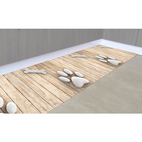 Tappeto Cucina Antiscivolo Made In Italy - Passatoia Lavabile 50x200 Cm Stampa Lavanda - Foto 5