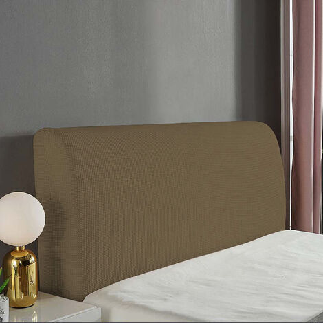 Copri Testata Colorata Elasticizzata Crema - Letto Matrimoniale