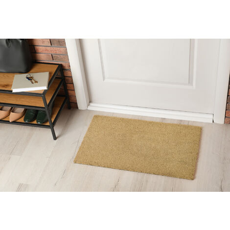 TAPPETO antiscivolo in cocco SU MISURA - tappetini antibatterici per porte - Da interno e aree esterne coperte - fibre naturali sostenibili - 100