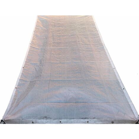 Tenda da Esterni,da Pioggia,Anti Smog,ripara verande, anti grandine con Occhielli rinforzati in Acciaio 350x400