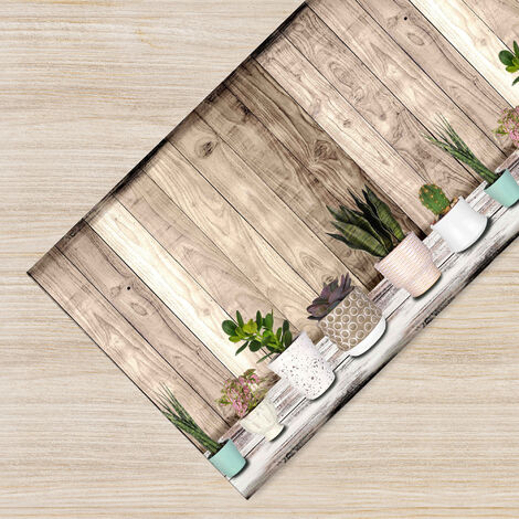 Tappeto passatoia fantasia made in Italy antiscivolo lavabile aderente 72 Bonsai - 50x100cm (1/5)