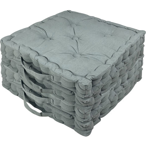 Cuscino Per Sedia 40x40 Cm - Imbottito In Poliestere, Marrone, Per Interni Ed Esterni