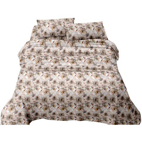 Completo Letto Lenzuola In Microfibra No Stiro Tinta Unita
