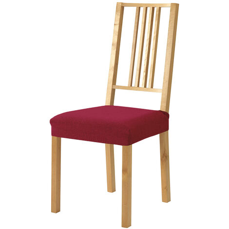 Coprisedia Antimacchia Bielastico Elasticizzato Senza Schienale Proteggi Seduta 2/4/6 Pezzi Bordeaux - 6 Pezzi