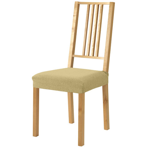 Coprisedia Antimacchia Bielastico Elasticizzato Senza Schienale Proteggi Seduta 2/4/6 Pezzi Oro - 6 Pezzi