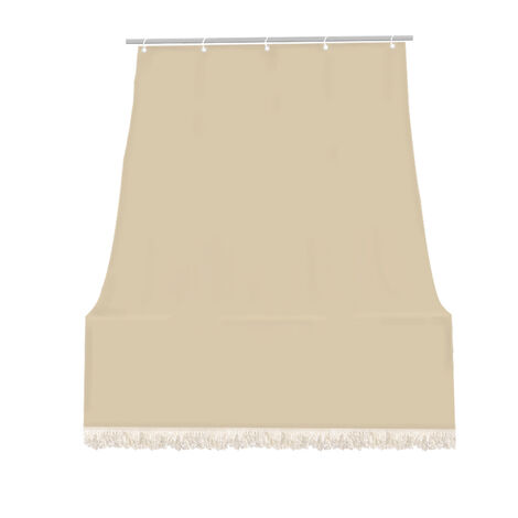 Tenda da sole tessuto resistente per balcone con anelli lavabile a caduta Beige - 140x350 cm (1/3)