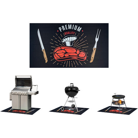 Tappeto Barbecue BBQ Griglia Tappetino per Braciere Grill Made in italy Premium