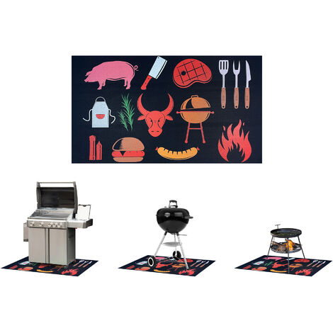 Tappeto Barbecue BBQ Griglia Tappetino per Braciere Grill Made in italy Grilling